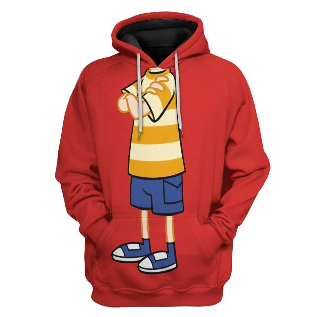 Phineas And Ferb Red Custom Hoodie Apparel