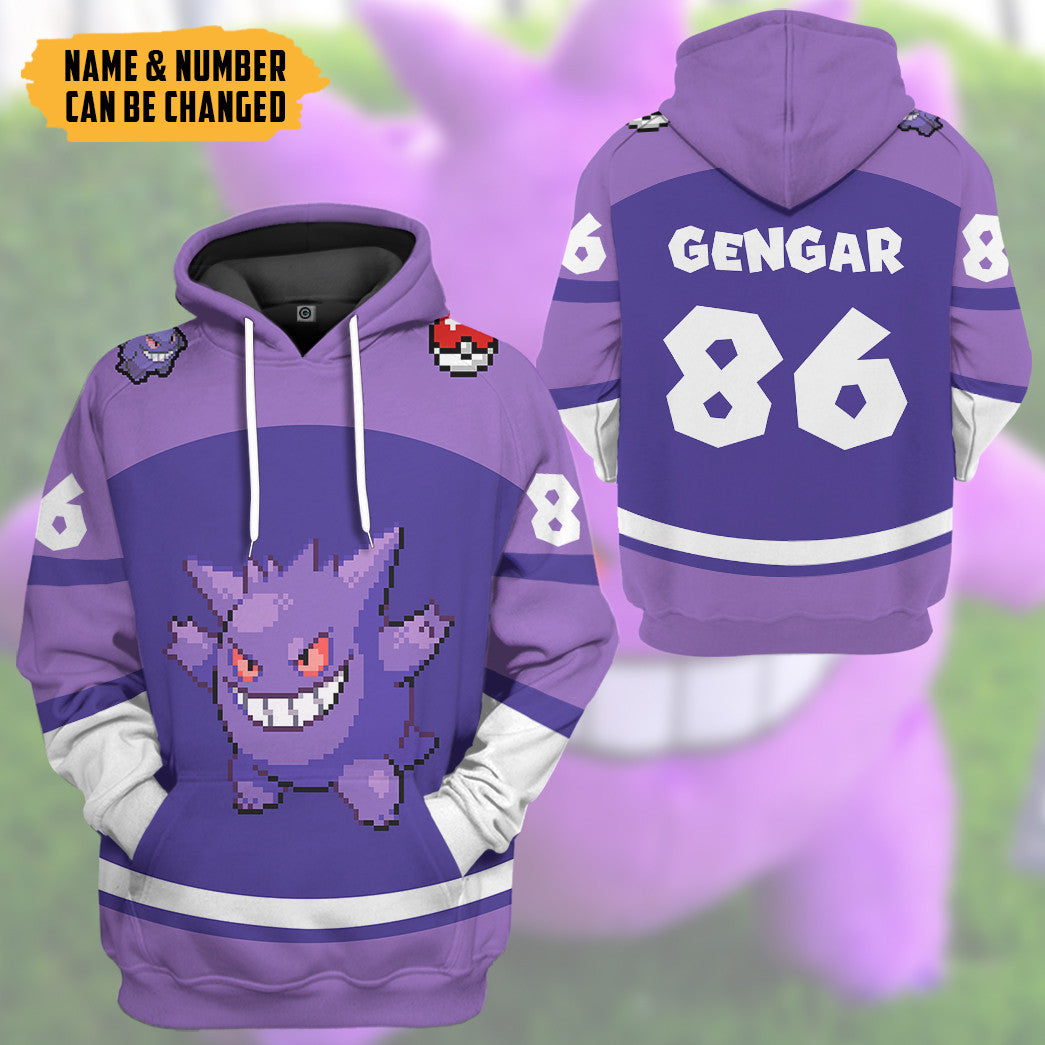 Pokemon Team Shiny 094 Gengar art shirt, hoodie, sweater