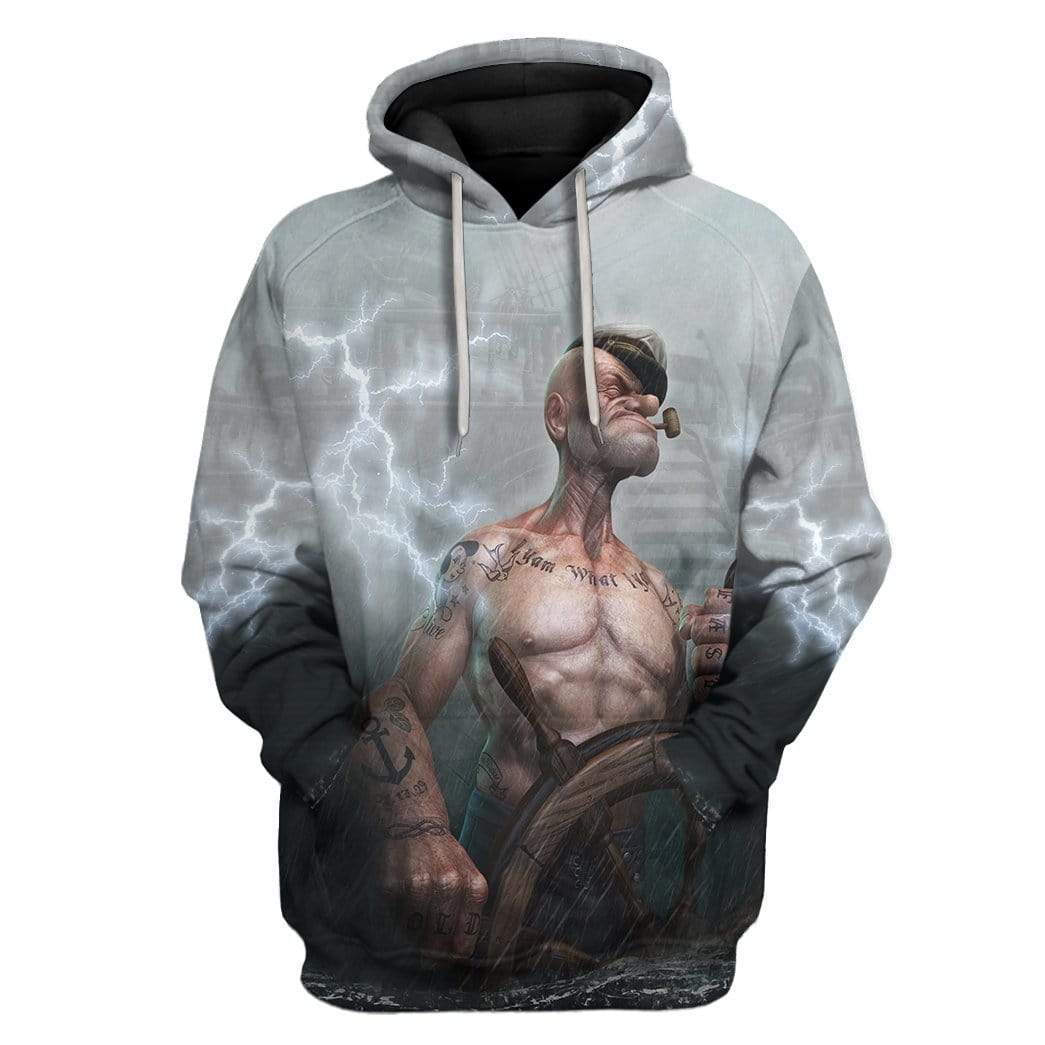 Popeye v2 Custom Hoodie Apparel