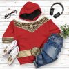 Power Rangers Zeo Red All Over Print T-Shirt Hoodie Fan Gifts Idea 15