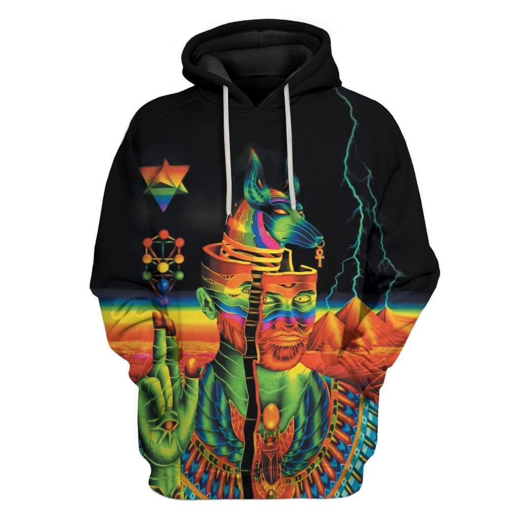 Psychedelic God Of Egypt Custom T-Shirts Hoodie Apparel