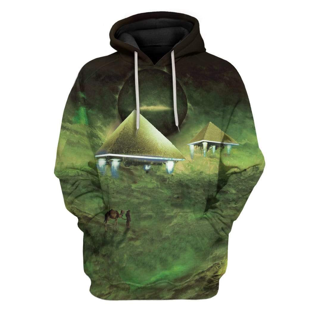 Pyramids At Night Custom Hoodies Apparel