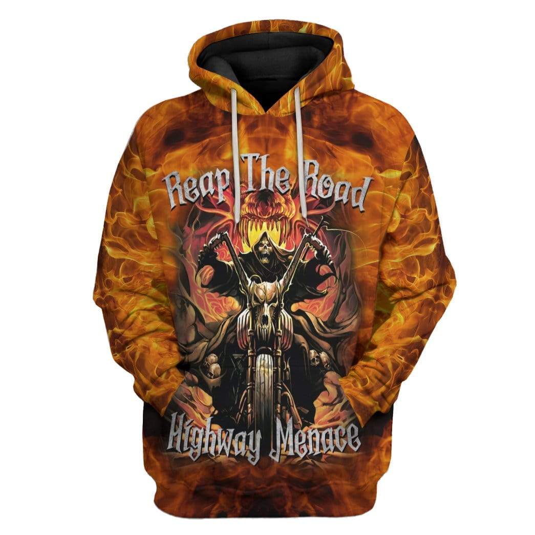 Reap The Road Highway Menace Custom Custom Hoodie Apparel