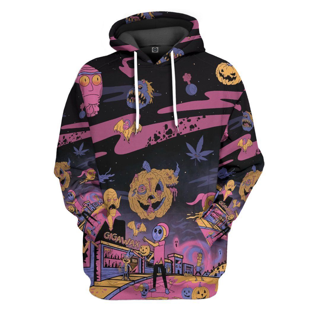 Rick And Morty Halloween Custom Hoodie Apparel