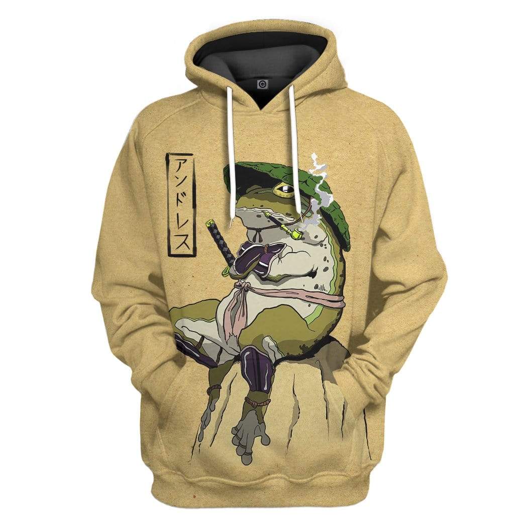 Samurai Frog Custom Hoodie Apparel