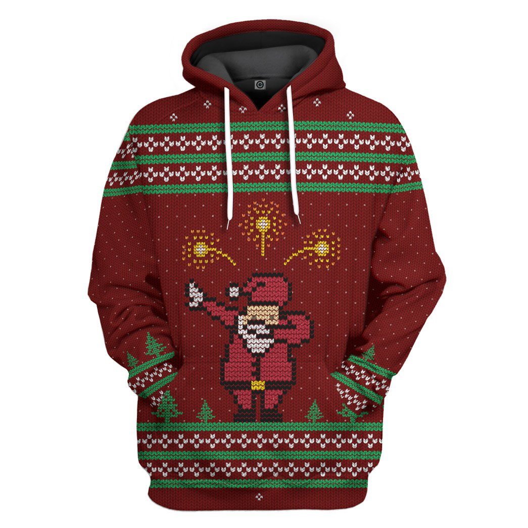 Santa Dab Ugly Custom Hoodie Apparel