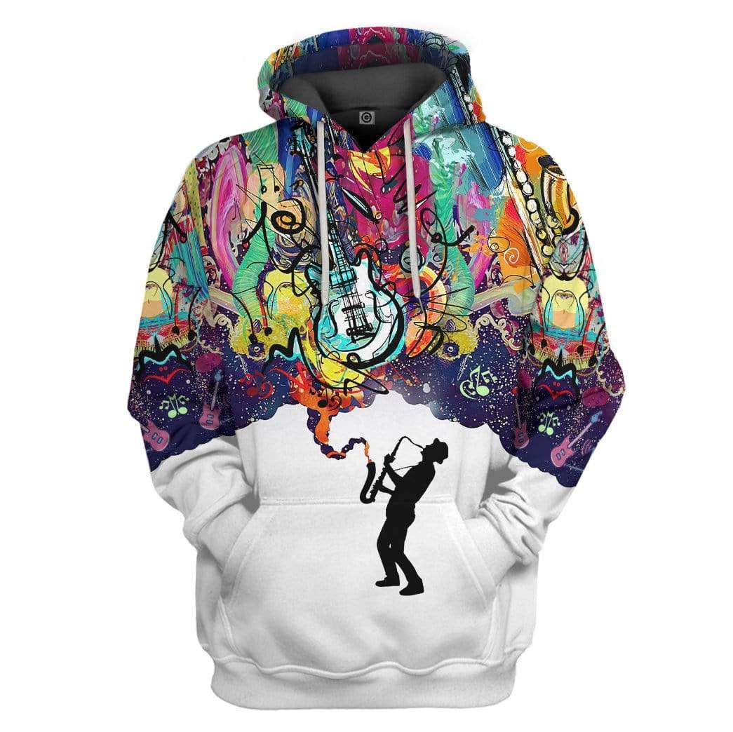 Saxophone Thoughts Custom Hoodie Apparel