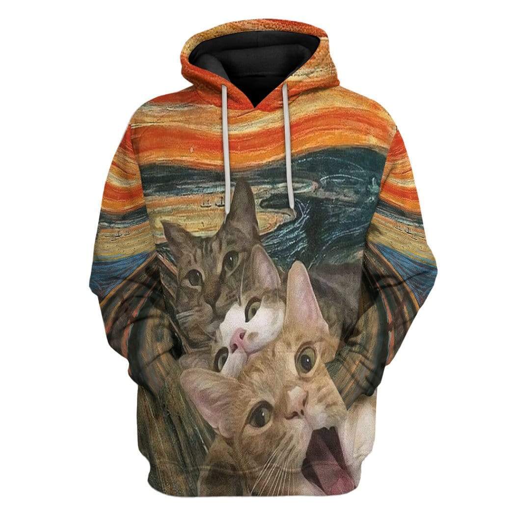 Selfie Scary Cats Custom Hoodie Apparel