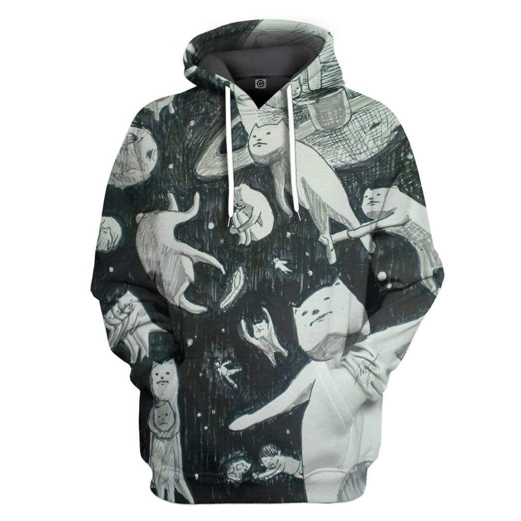 Space Cats Custom Hoodie Apparel