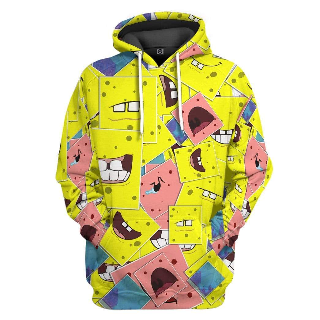 SpongeBob and Patrick Star 2 Custom Hoodie Apparel