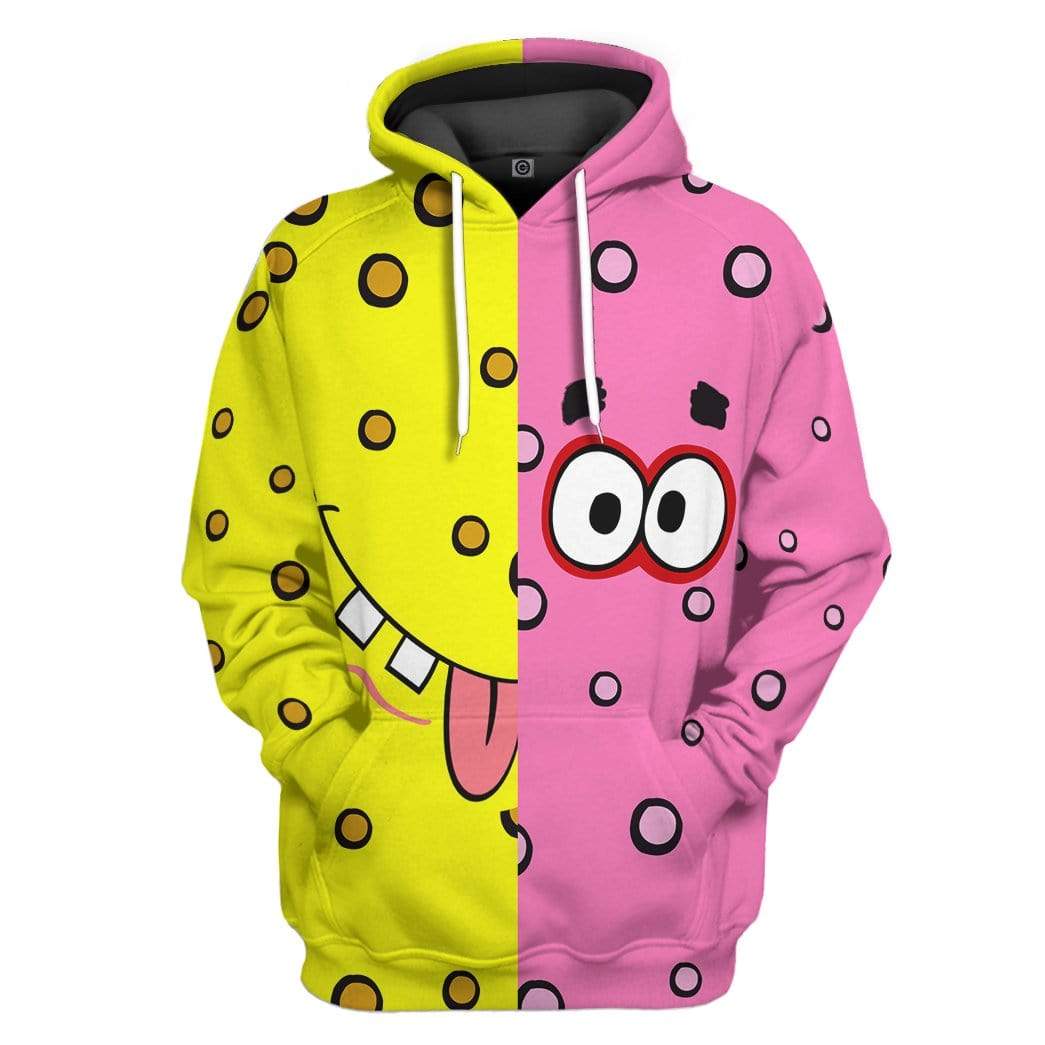 SpongeBob and Patrick Star Custom Hoodie Apparel