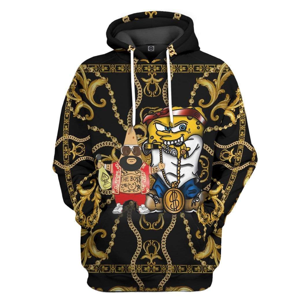 Spongebob Hiphop and Patrick Ross Custom Hoodie Apparel