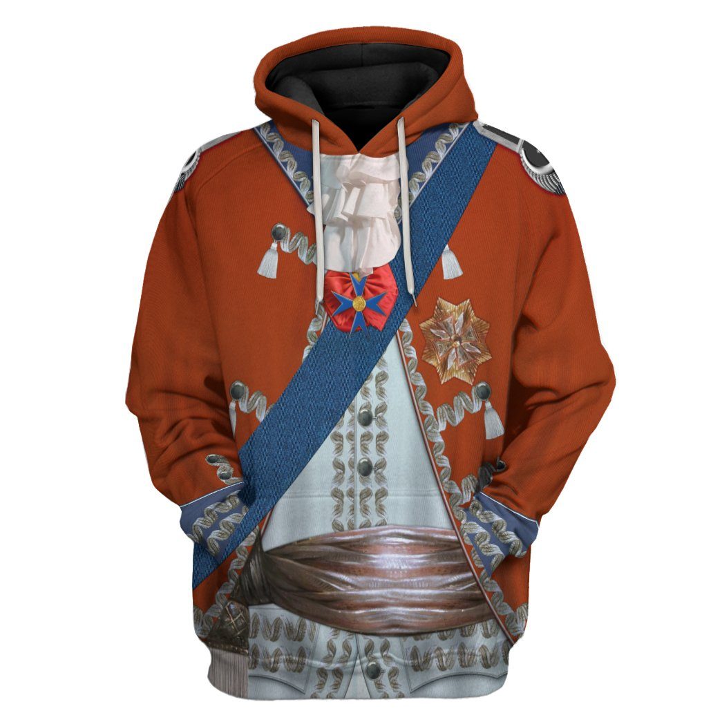 Stanislaw August Poniatowski King of Poland Custom Hoodie Apparel