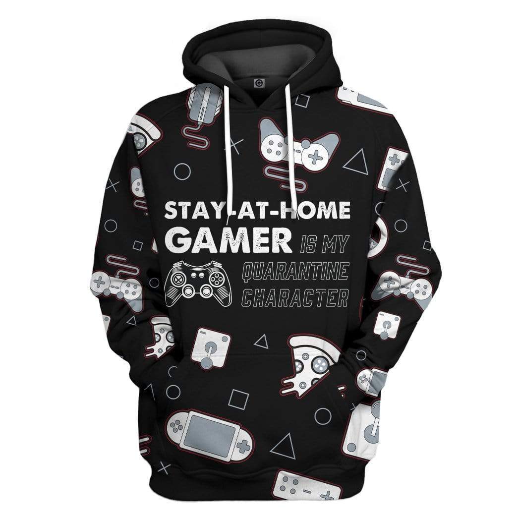 Stay At Home Gamer is My Q Character Custom Hoodie Apparel