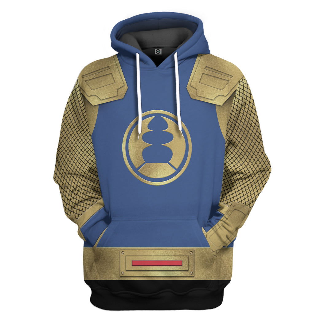 The Navy Thunder Rangers Ninja Storm All Over Print T-Shirt Hoodie Fan Gifts Idea