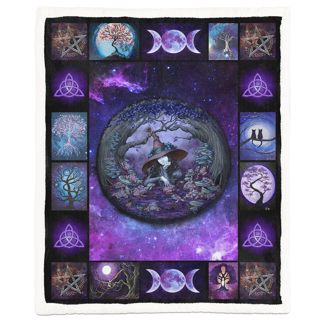 Alldaytee Tree Of Life Wicca Blanket 4