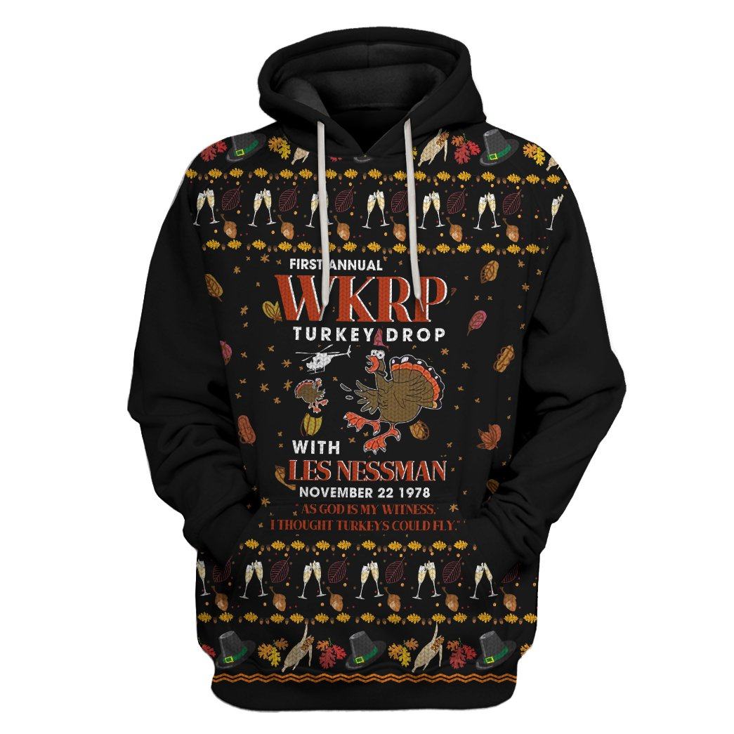 Ugly Sweater Party Turkey Thanksgiving Tshirt Hoodie Apparel