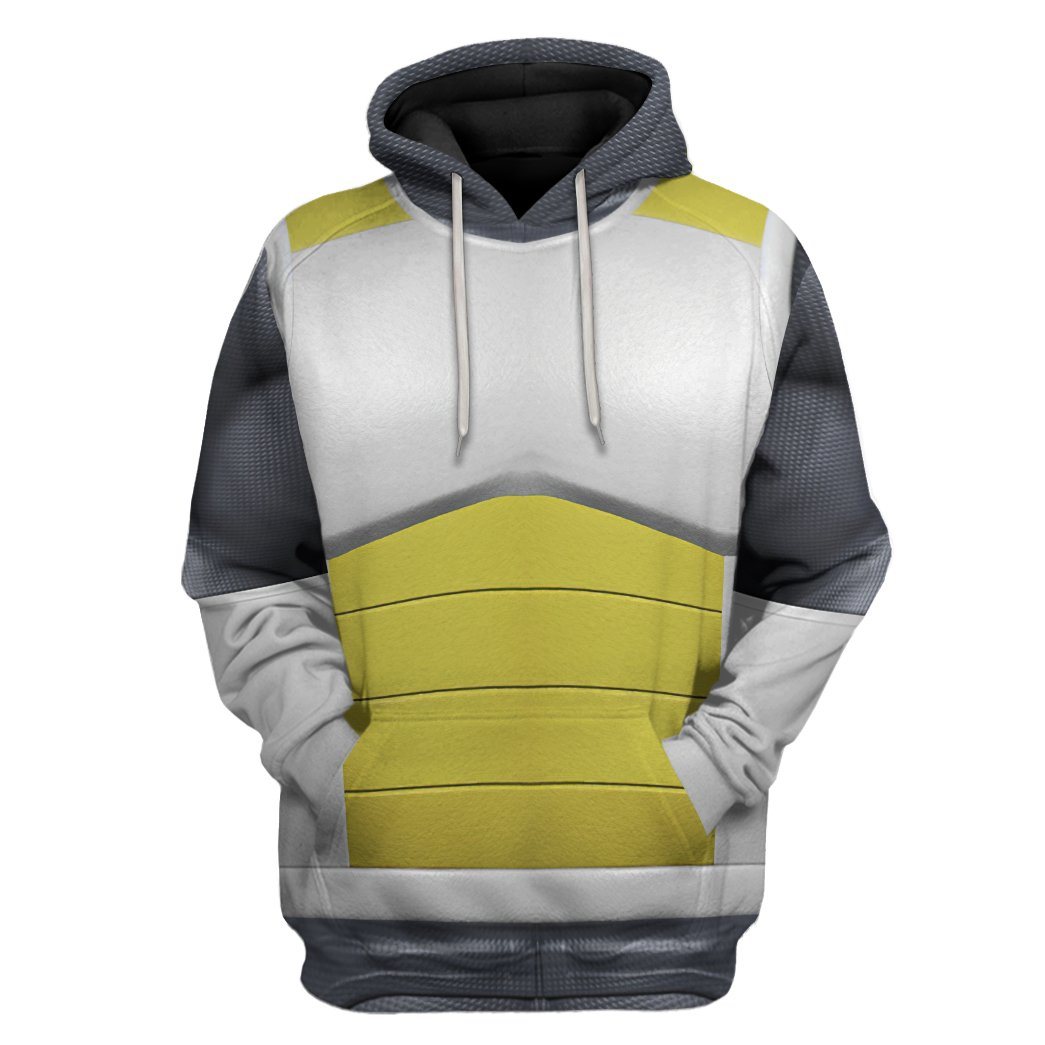 Vegeta Saiyan Battle Armor Dragon Ball Super Custom Hoodie Apparel