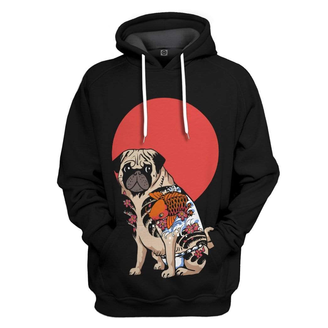 Yakuza Pug Custom Hoodie Apparel