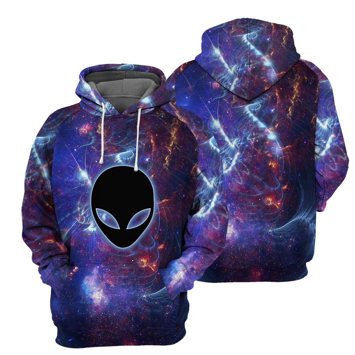 Ailen Galaxy Unique All Over Print T-Shirt Hoodie Gift Ideas