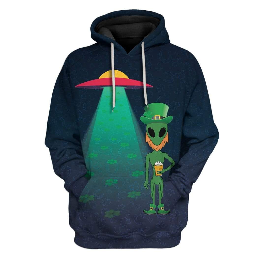 Alien St Patrick’s Day Custom T-Shirts Hoodies Apparel