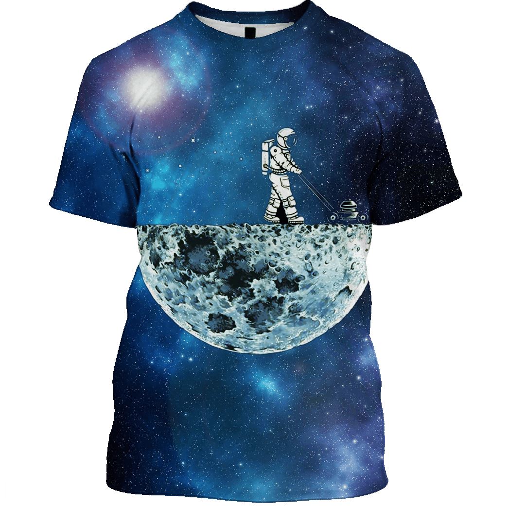 Astronaut in the moon’s surface Custom T-shirt – Hoodies Apparel