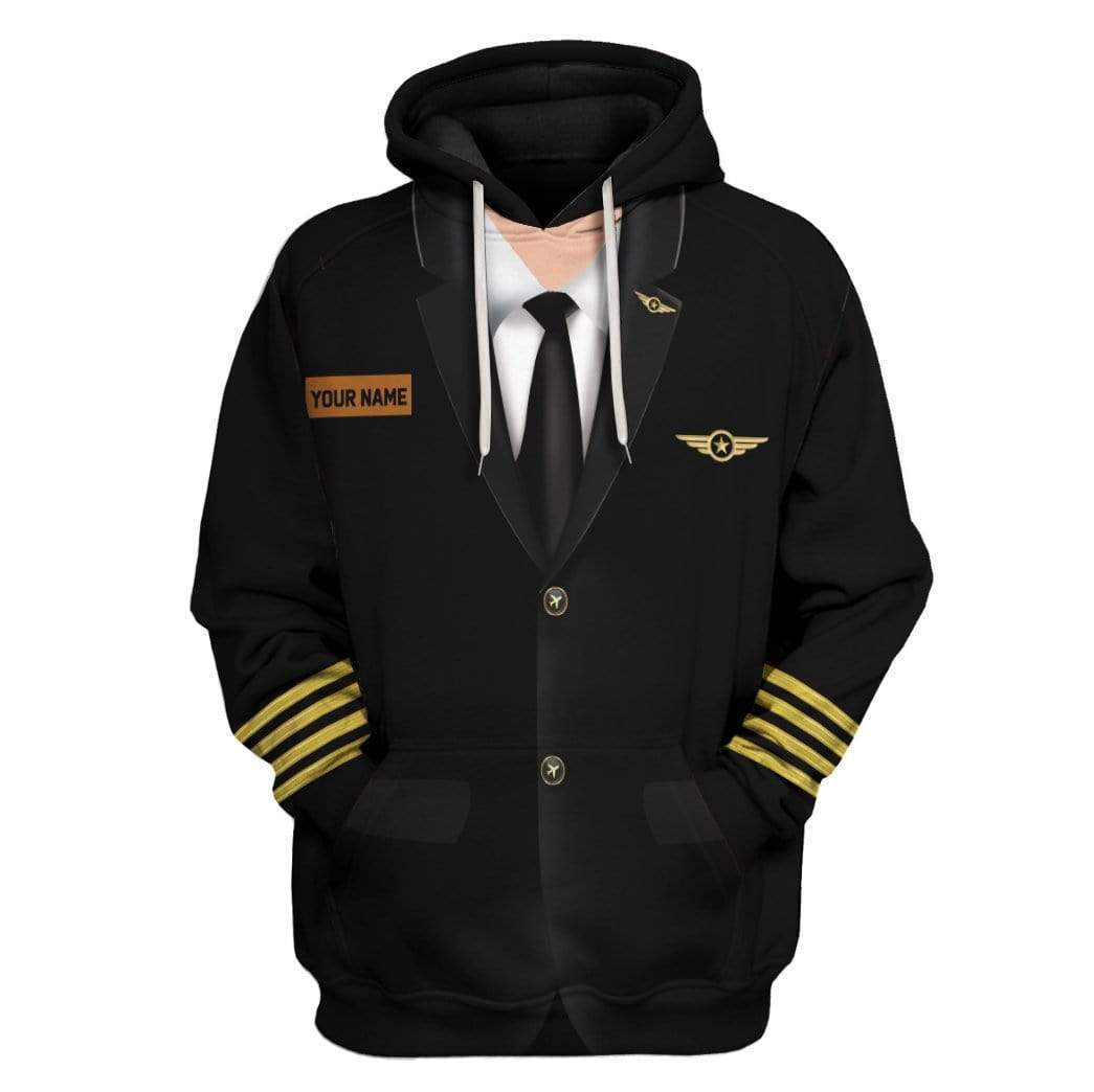 Cosplay Pilot Custom Name T-Shirts Hoodies Apparel