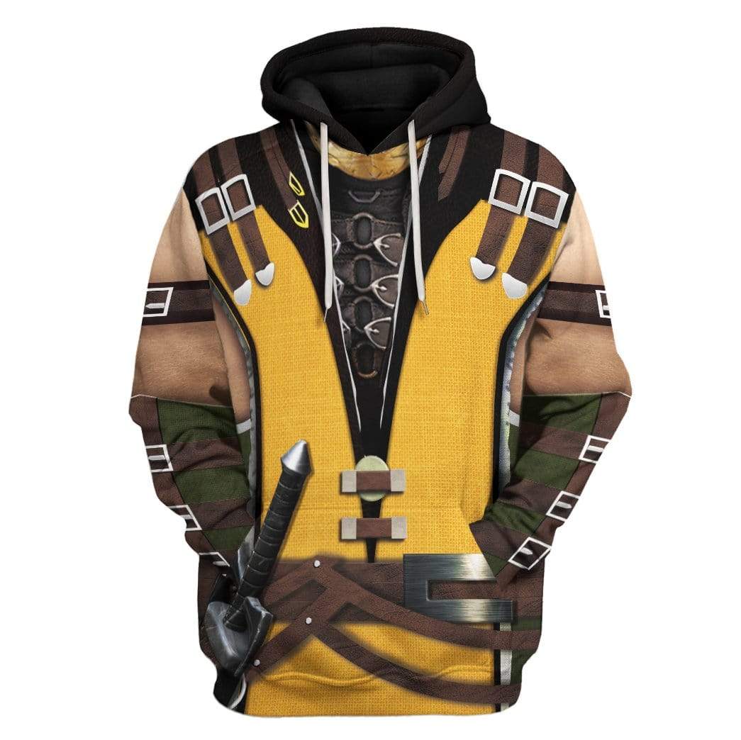 Cosplay Scorpion Mortal Kombat Custom T-Shirts Hoodies Apparel