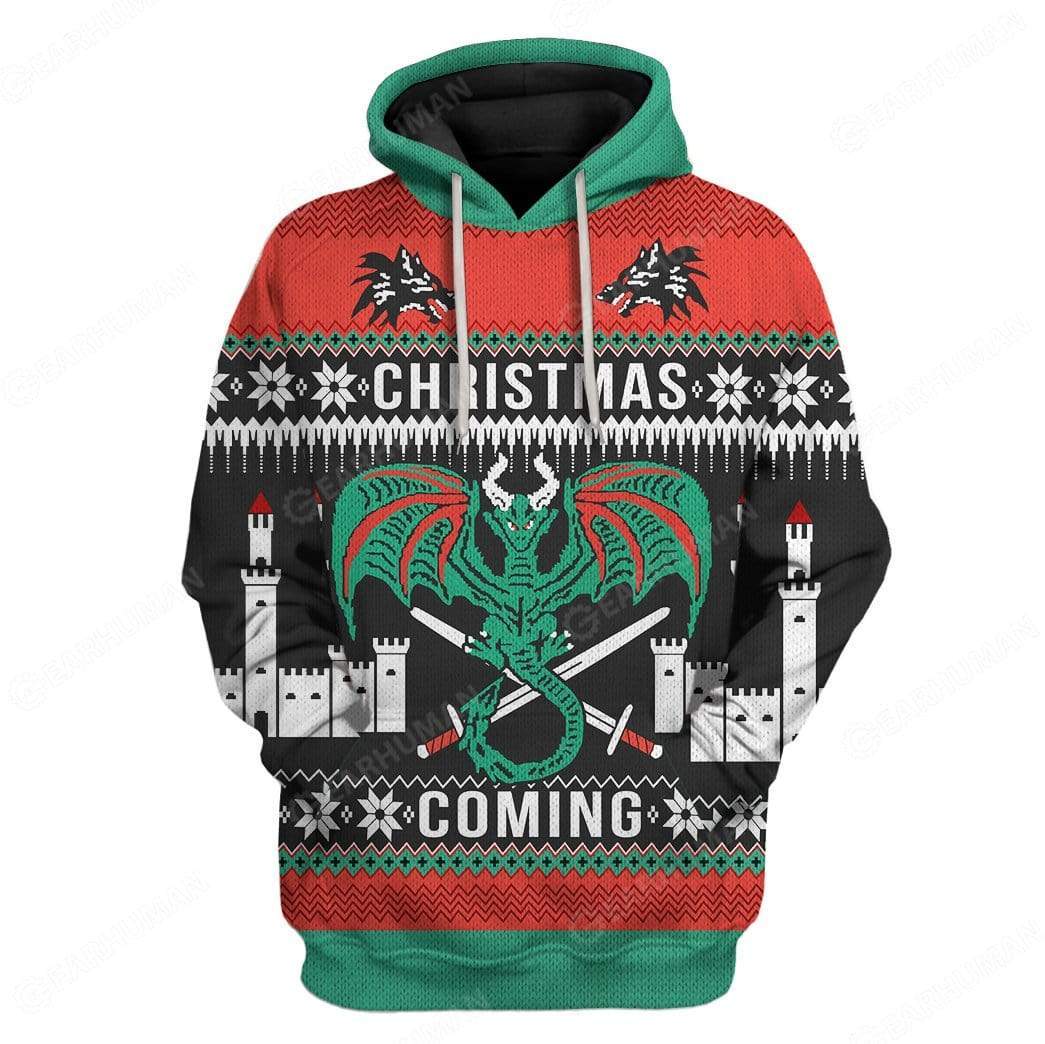 Custom Ugly Christmas Is Coming Apparel