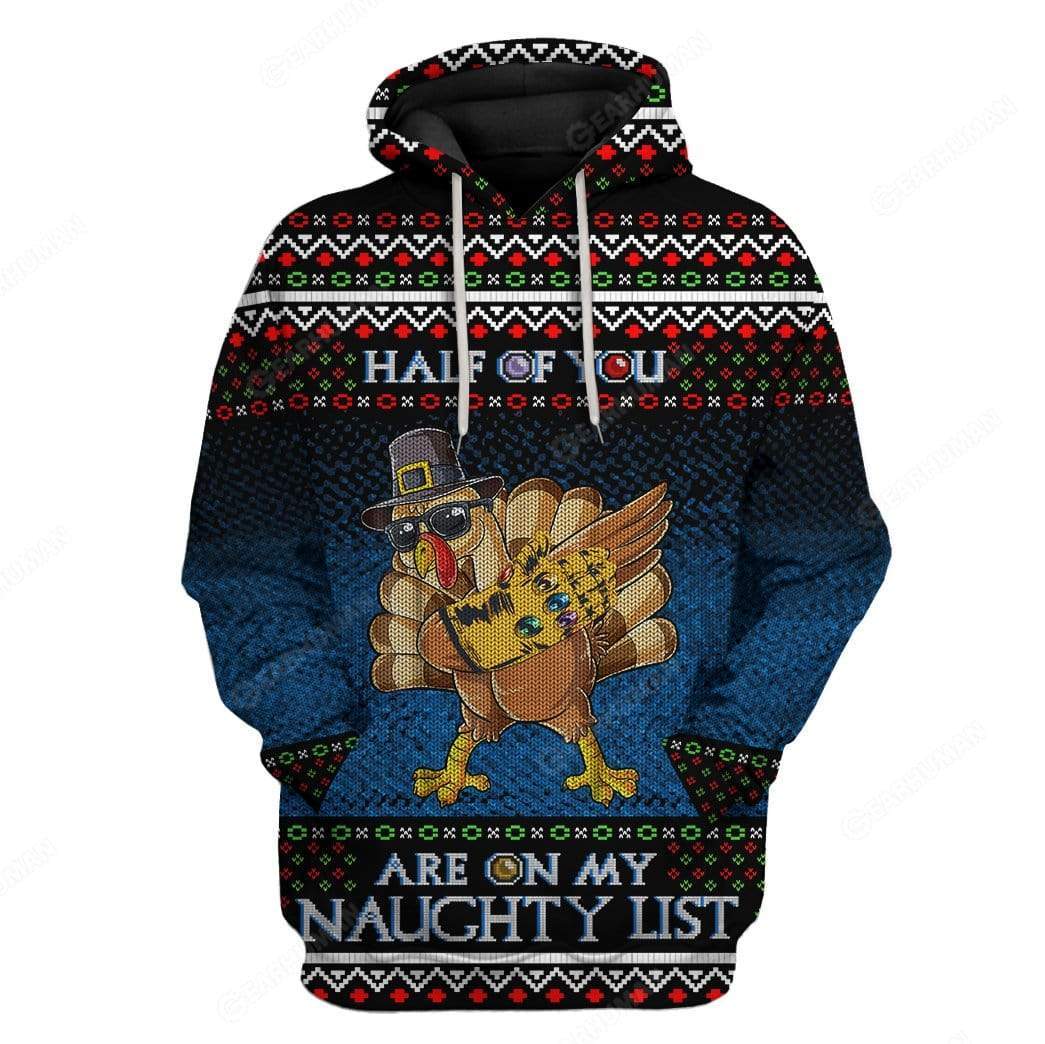 Custom Ugly Naughty Turkey Apparel