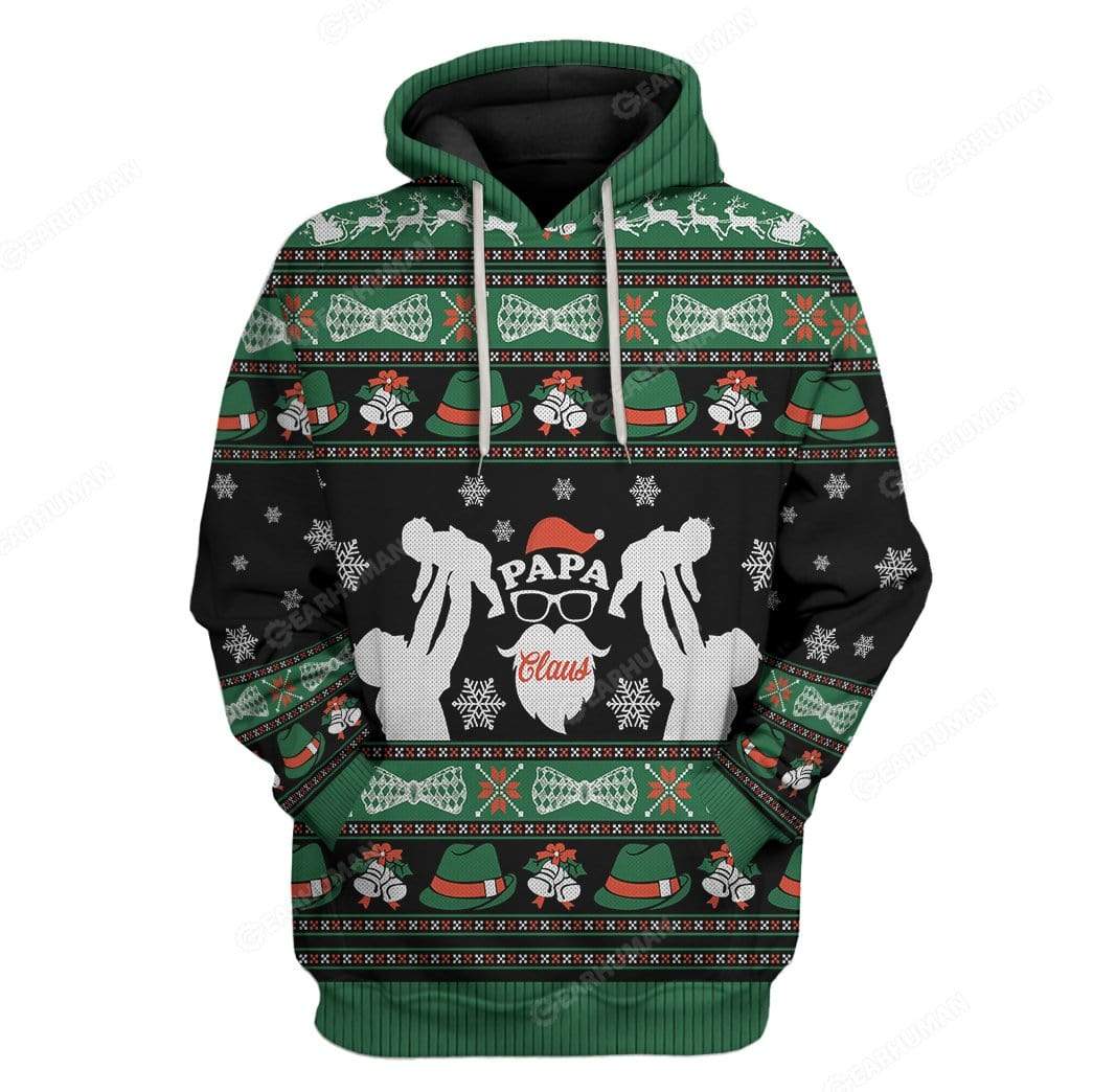 Custom Ugly Papa Claus Apparel