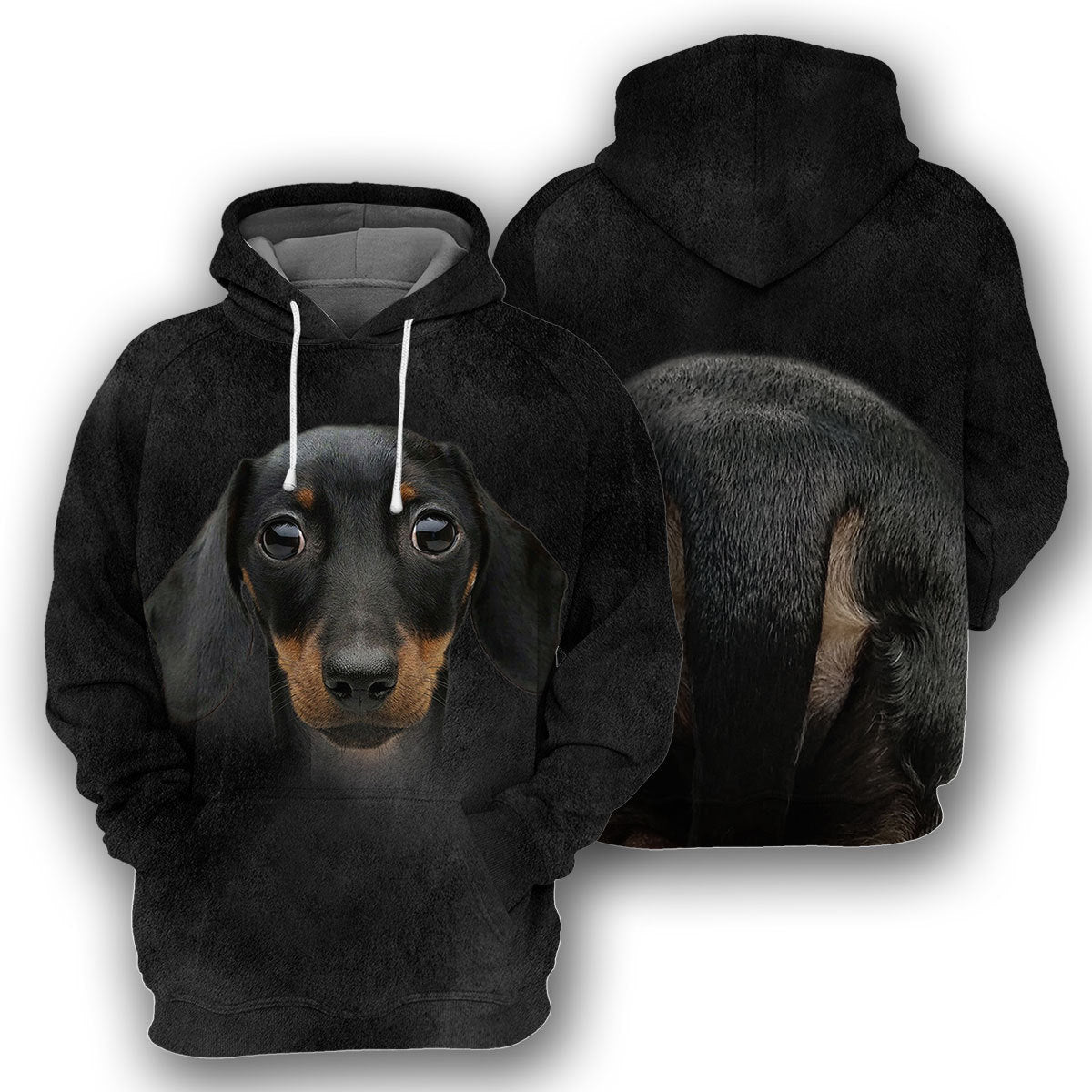 Dachshund Unique All Over Print T-Shirt Hoodie Gift Ideas