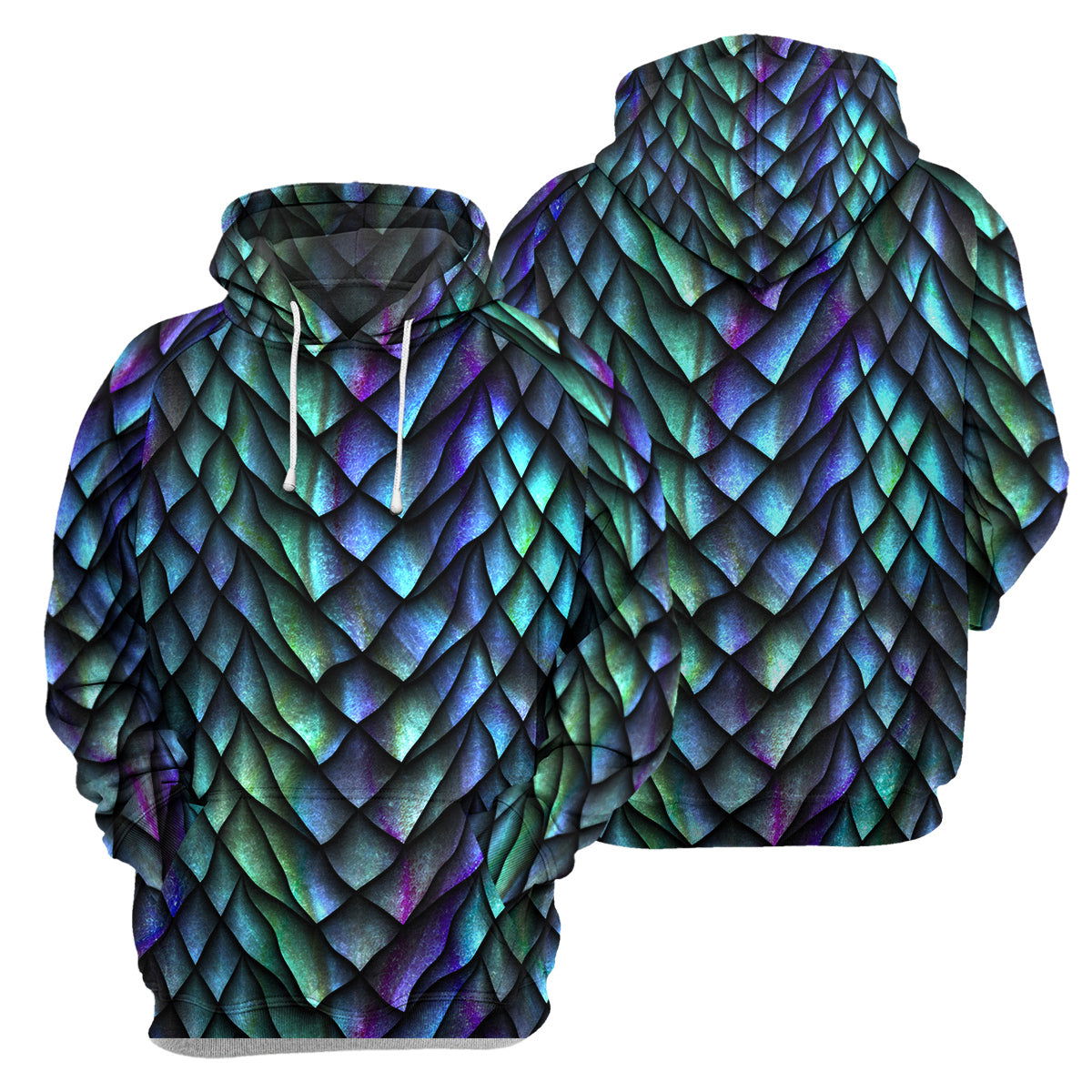 Dragon Scales Unique All Over Print T-Shirt Hoodie Gift Ideas