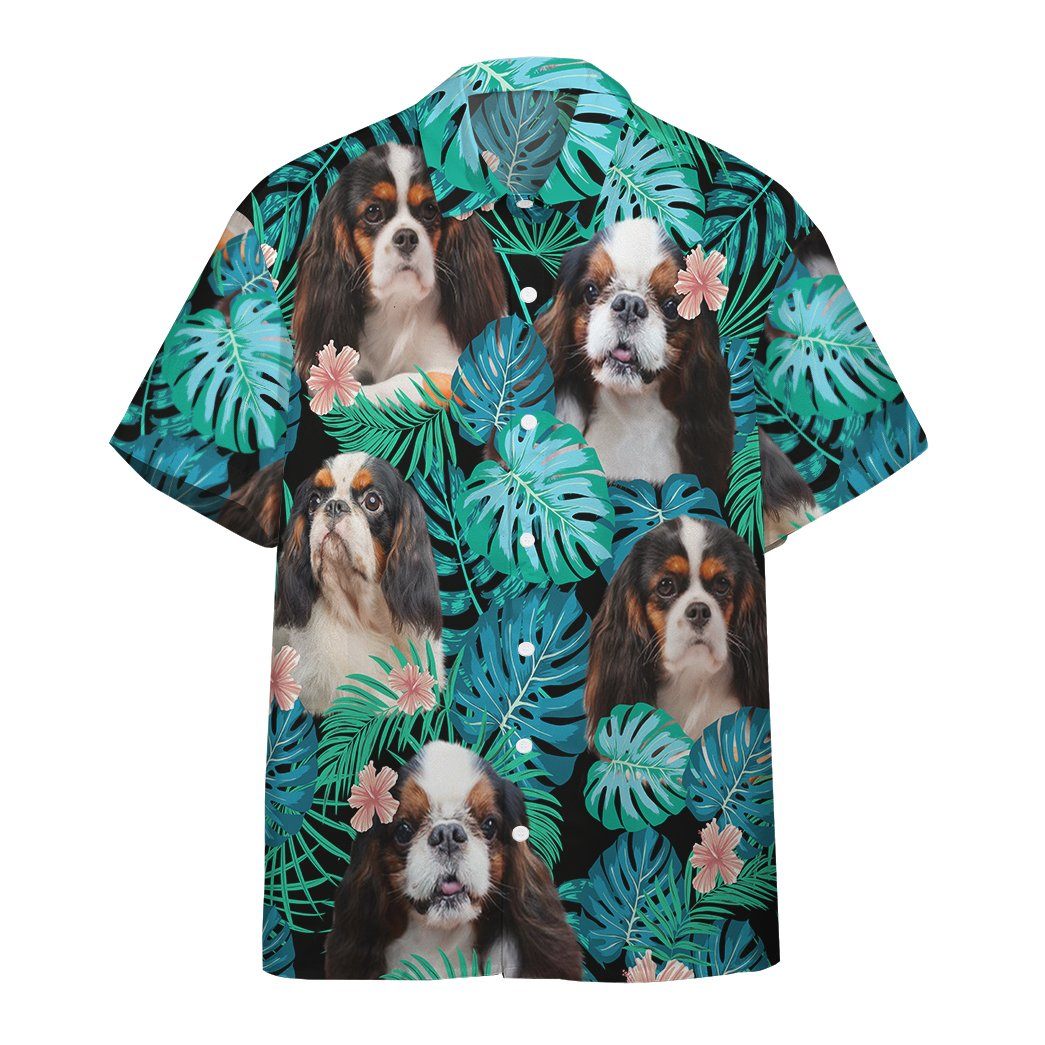 English Toy Spaniel Dog Summer Custom Short Sleeve Shirt