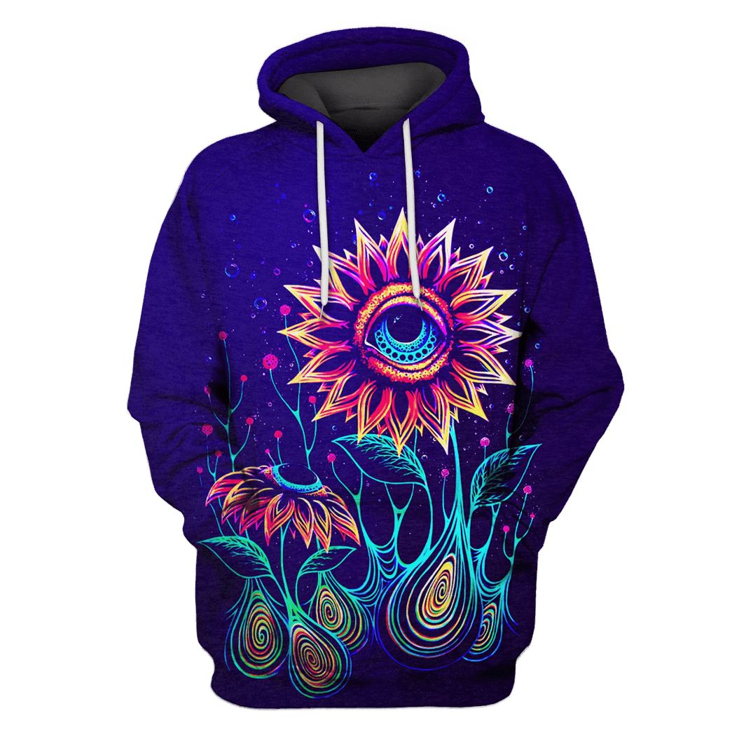 Eye Flower Outerspace Custom T-shirt – Hoodies Apparel