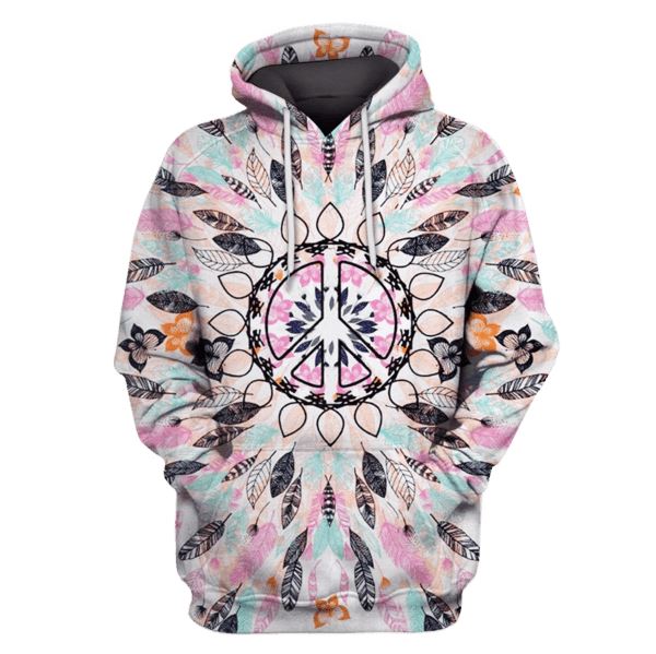 Feathers and Butterfly Hoodies T-Shirt Apparel