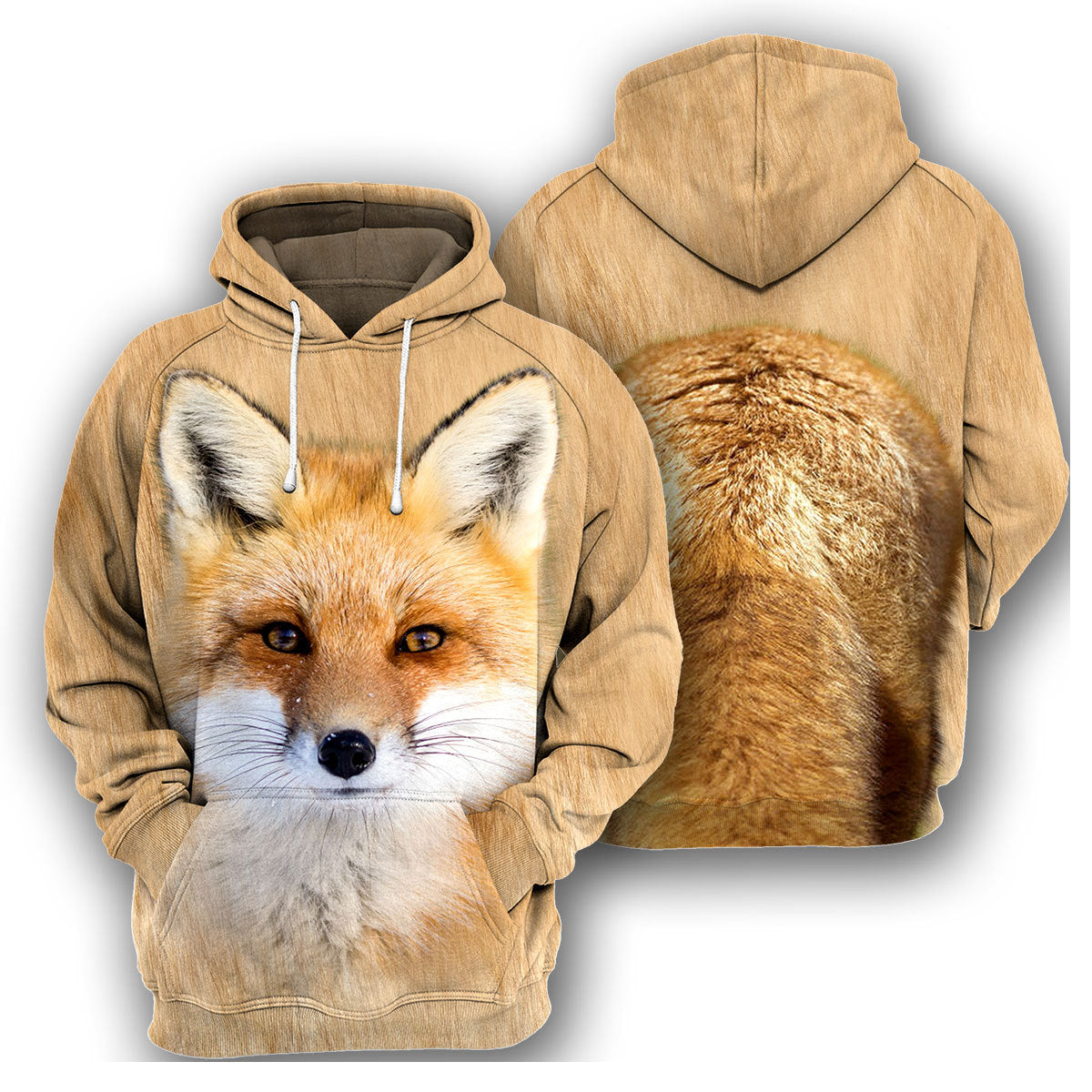 Fox Unique All Over Print T-Shirt Hoodie Gift Ideas