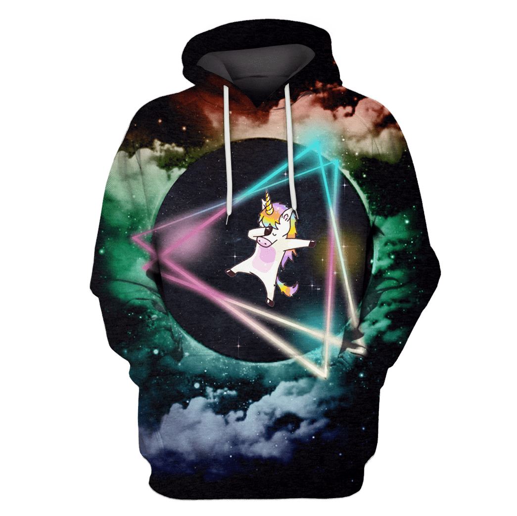 Funny Dabbing Unicorn OuterSpace Custom T-shirt – Hoodies Apparel