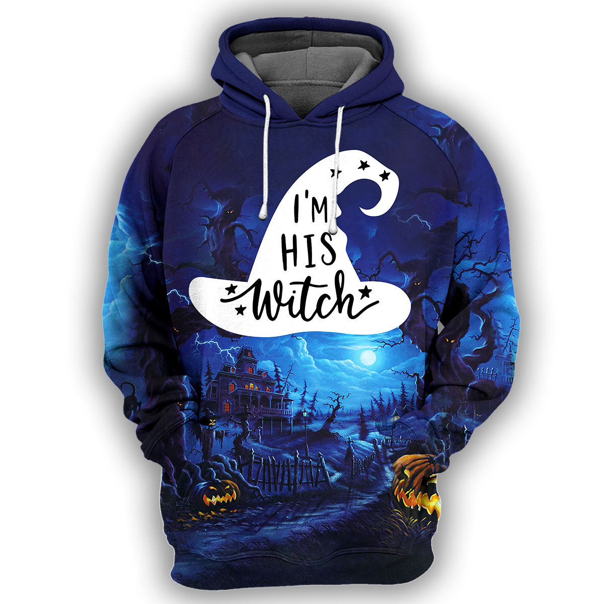 Halloween Couple Unique All Over Print T-Shirt Hoodie Gift Ideas