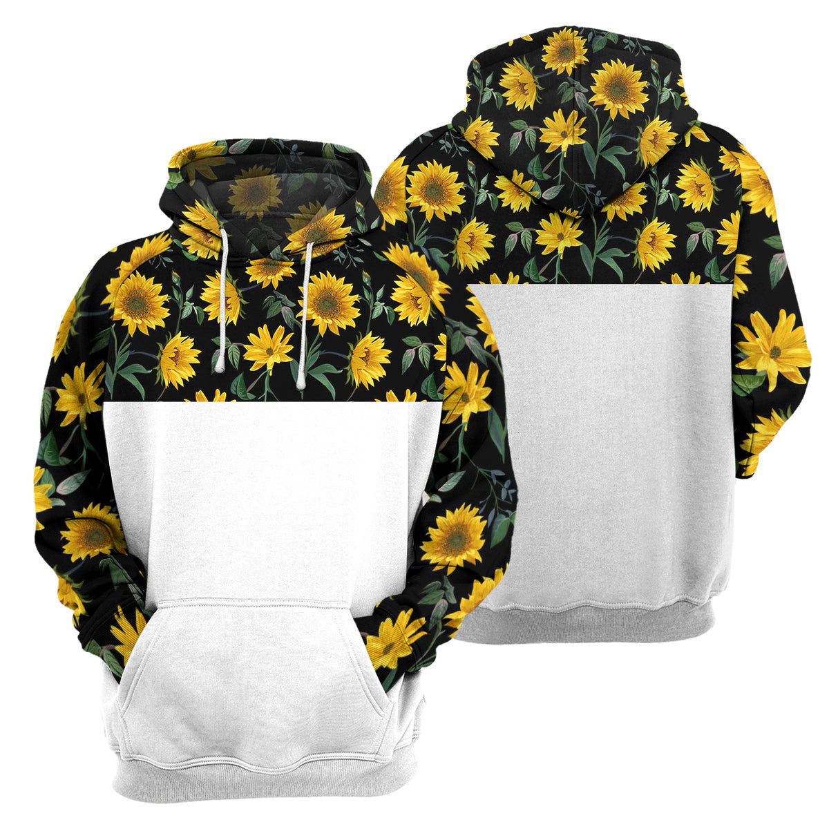 Hippie Sunflower Unique All Over Print T-Shirt Hoodie Gift Ideas