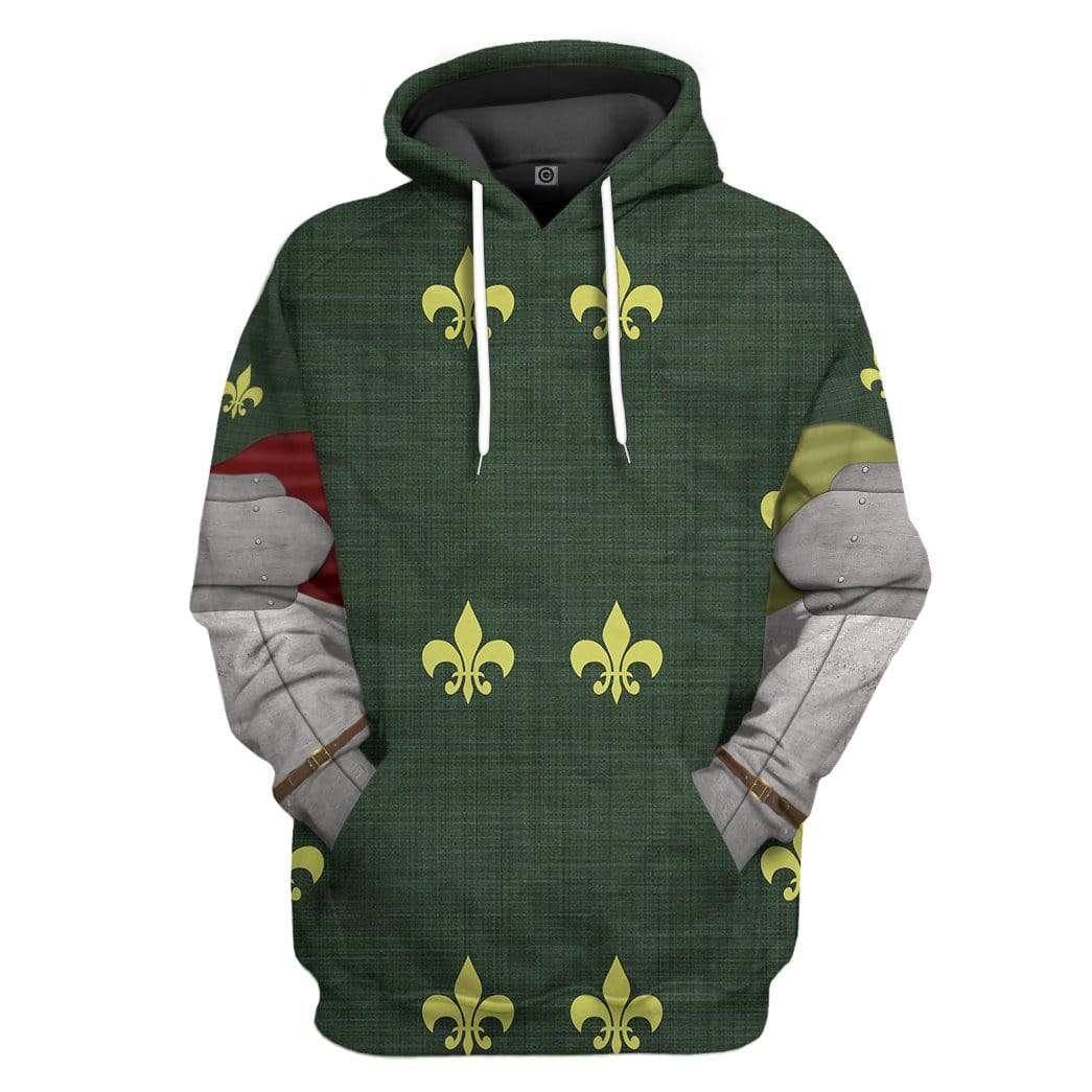 Historical Medieval Armor Detroit Fight Club Costume Hoodie Apprel