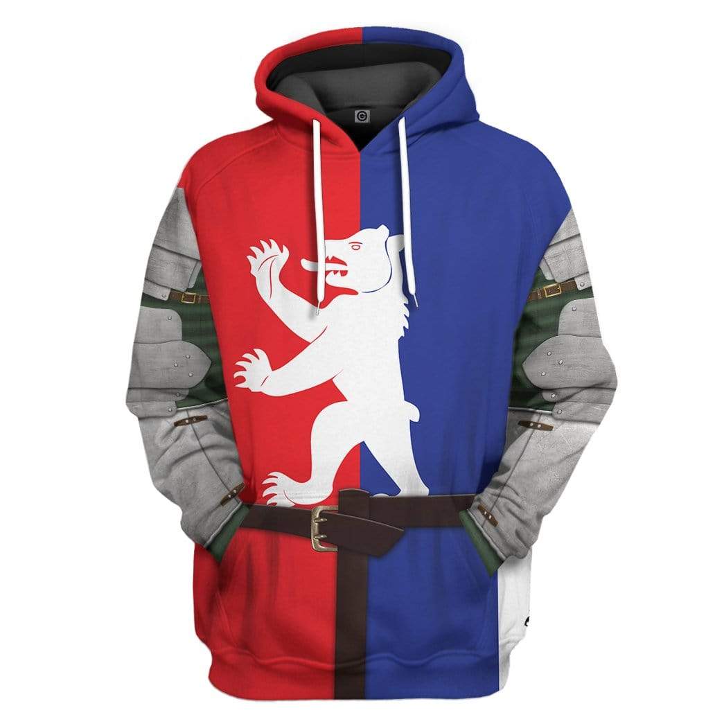 Historical Medieval Armor Ursus Fight Club Costume Hoodie Apparel