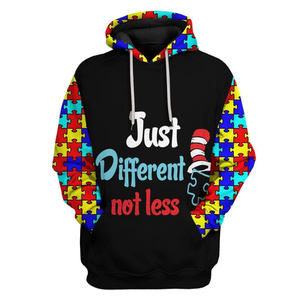 Just Different Not Less Autism Awareness Custom T-Shirts Hoodies Apparel