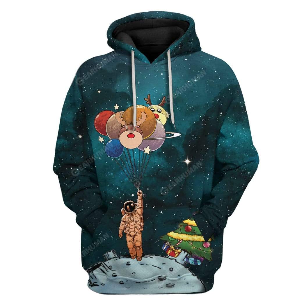 Lonely Christmas In Space Custom T-Shirts Hoodies Apparel