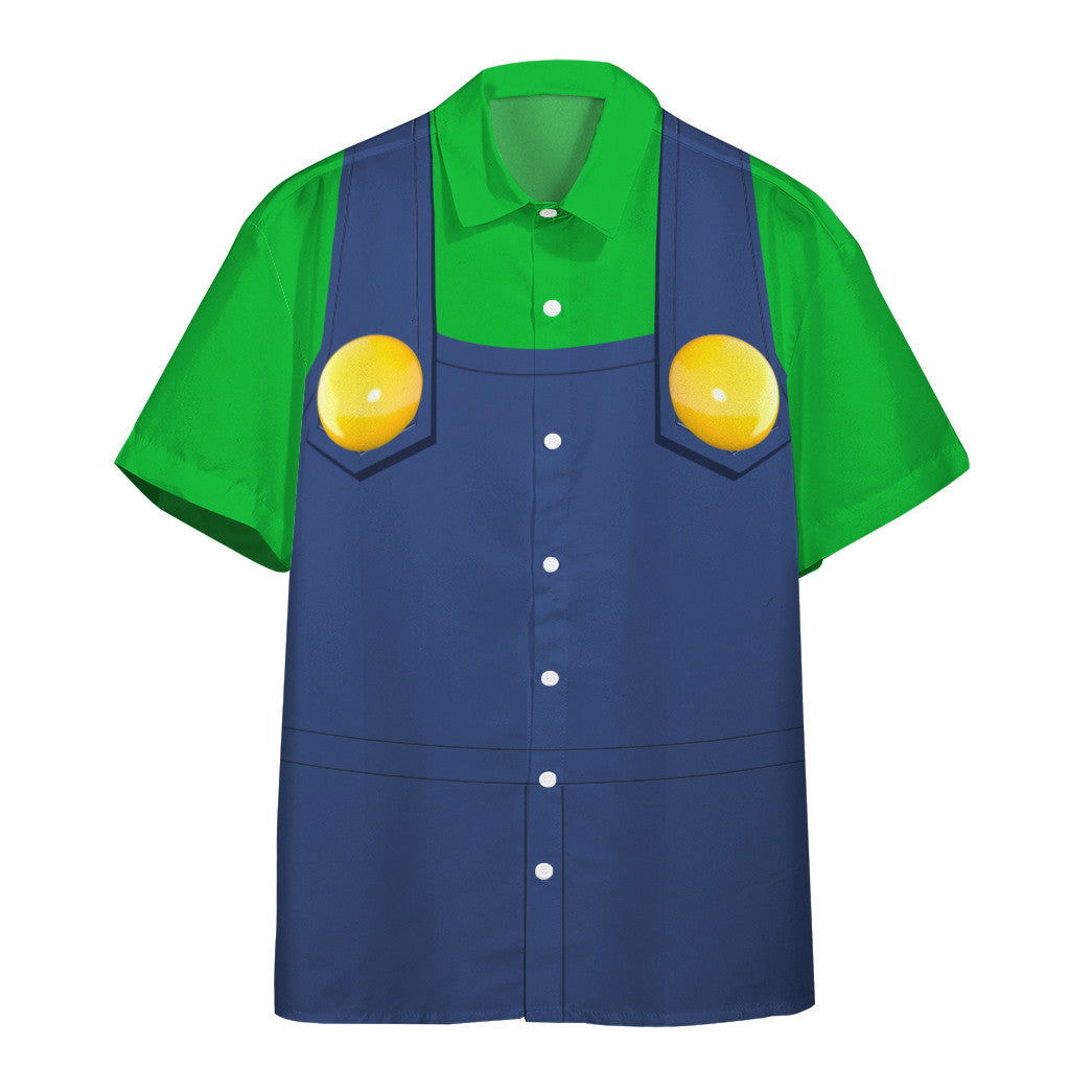 Luigi Custom Short Sleeve Shirt