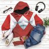 Mighty Morphin Red Power Rangers Custom Hoodie Apparel 1