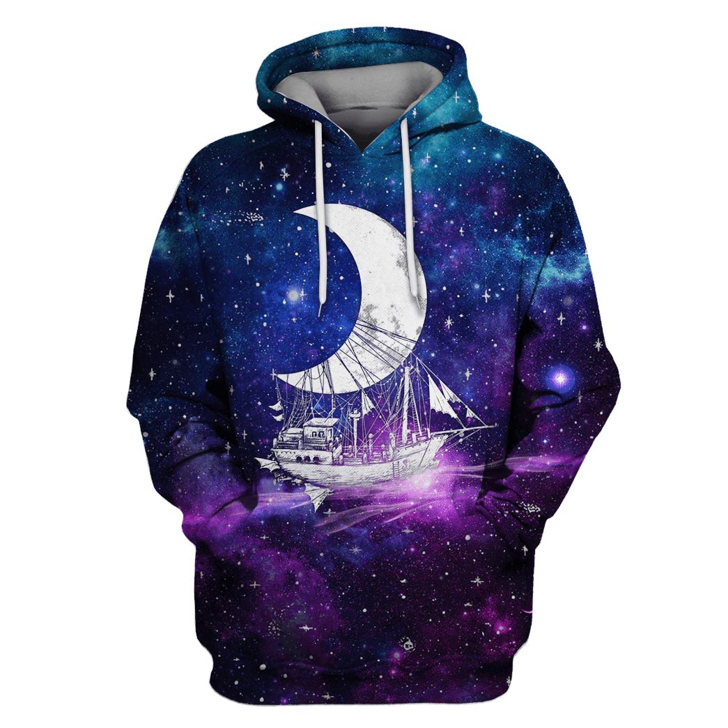 Moon Ship OuterSpace Custom T-shirt – Hoodies Apparel