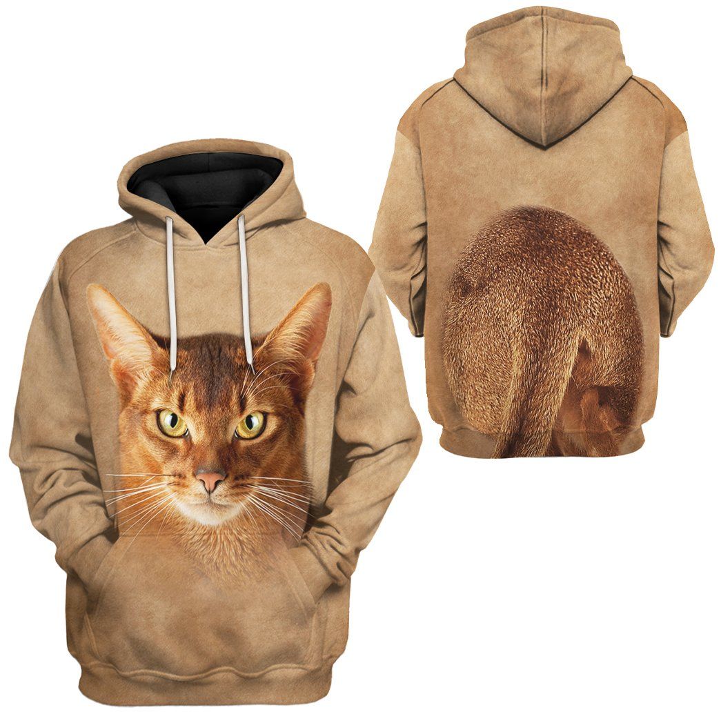 s Abyssinian Cat Tshirt Hoodie Apparel