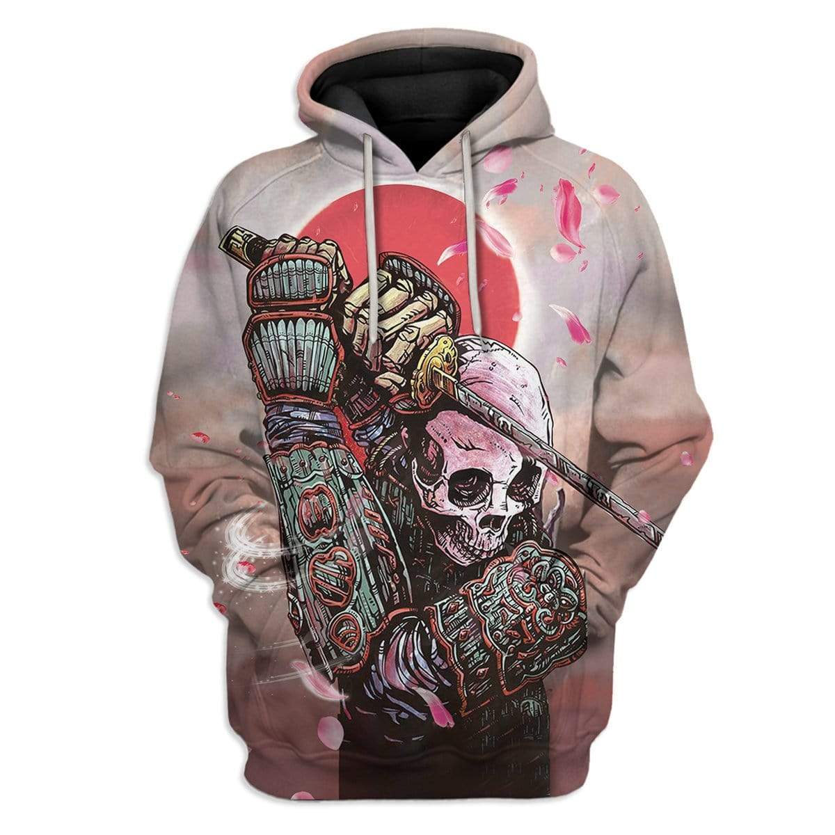 Samurai Ninja Skull Custom T-Shirts Hoodies Apparel