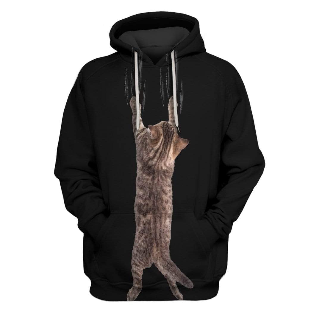 SCRATCHING CAT Custom T-shirt – Hoodies Apparel